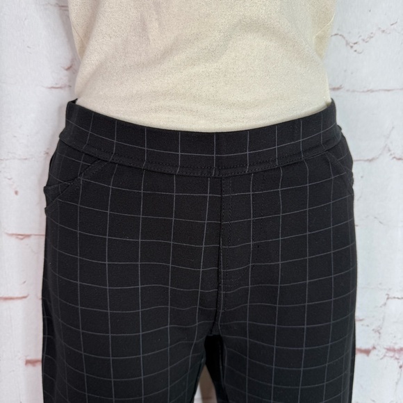 ANTHRO x SANCTUARY 26” Waist Grease Windowpane Pointe Grey Black leggings Small - Picture 7 of 16